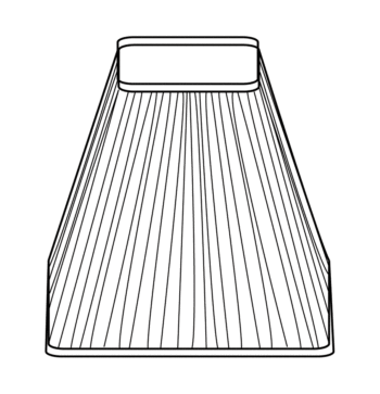 lampshade-square-pleat